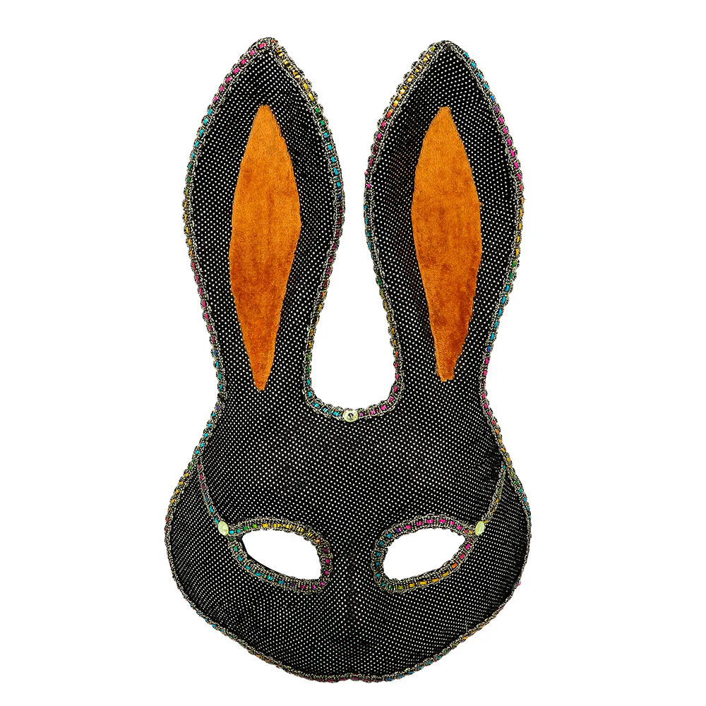 Masker Mystery bunny zwart