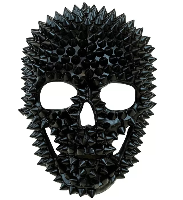 Masker schedel zwart met nage Vera