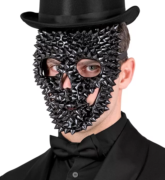 Masker schedel zwart met nage Vera - Image 2