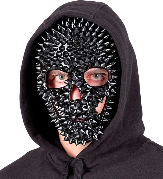 Masker schedel zwart met nage Vera - Image 3