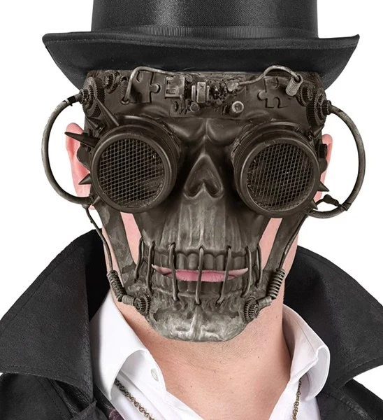 Masker steampunk schede Thomas - Image 2