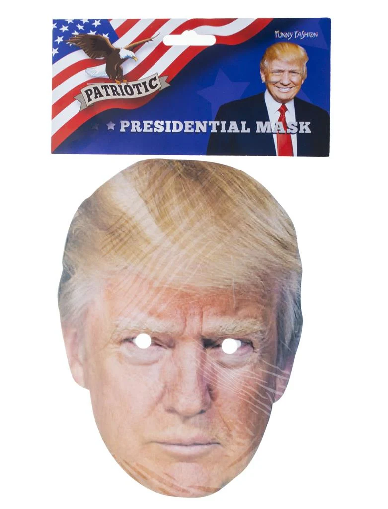 Masker Trump van karton - Image 2