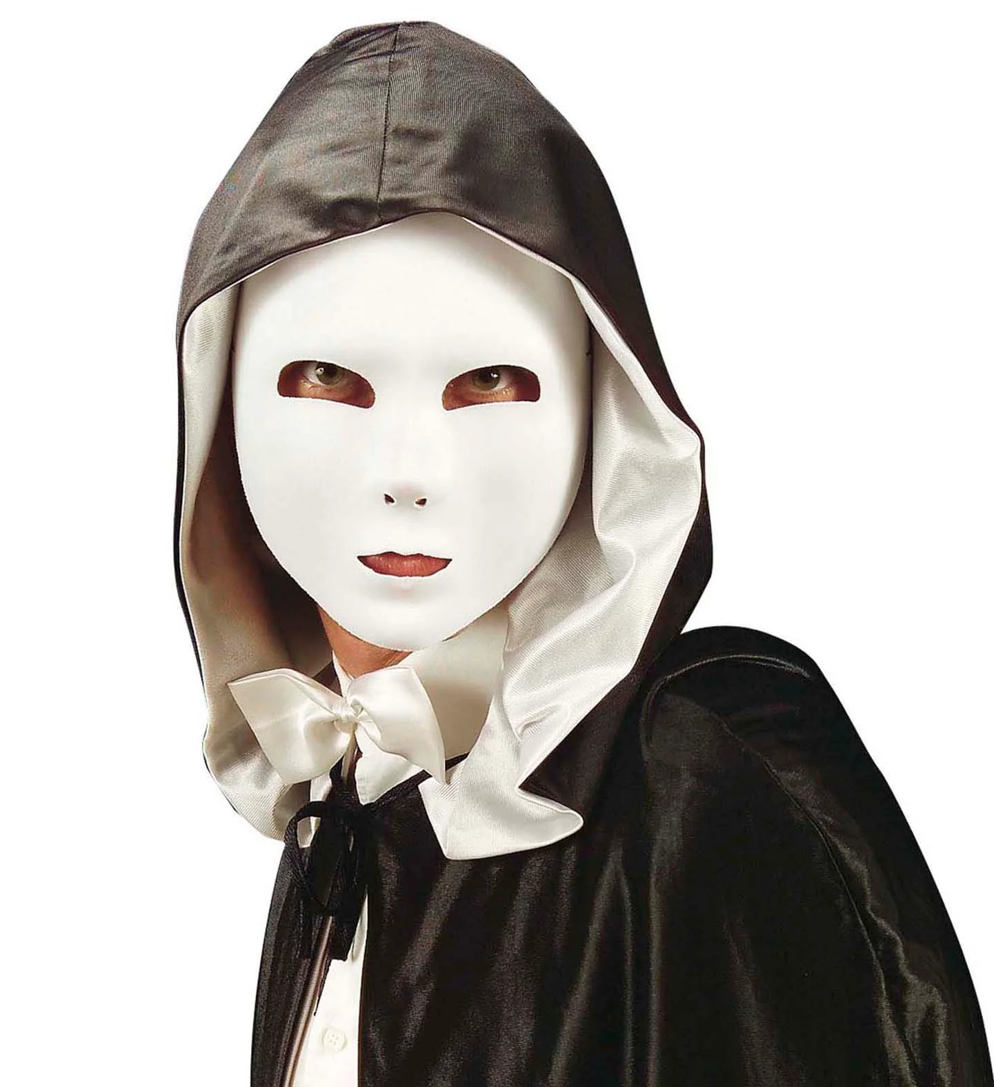Halfgezicht masker wit beschilderbaar - Image 2