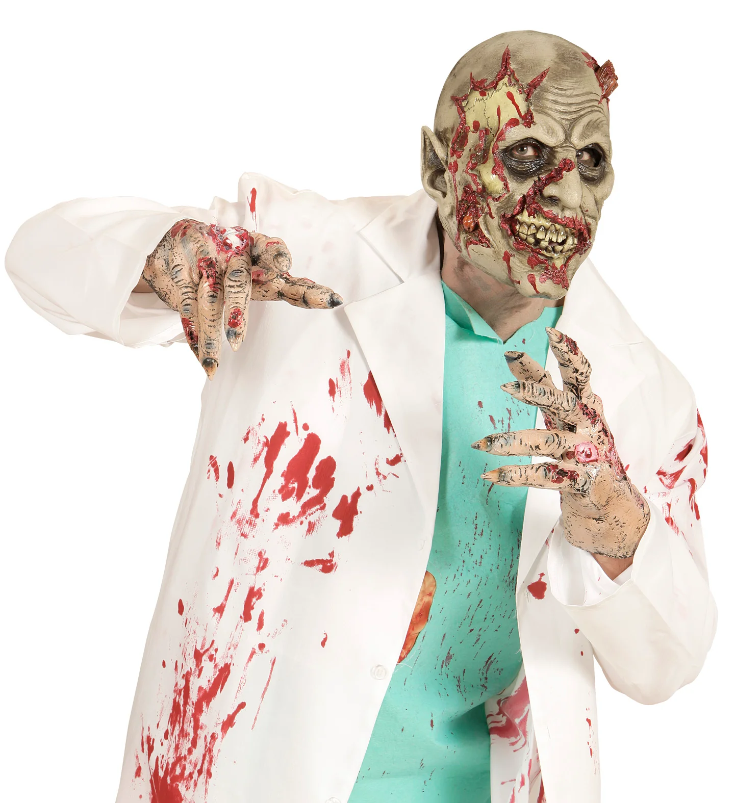 Masker Zombie dokter volwassenen - Image 2