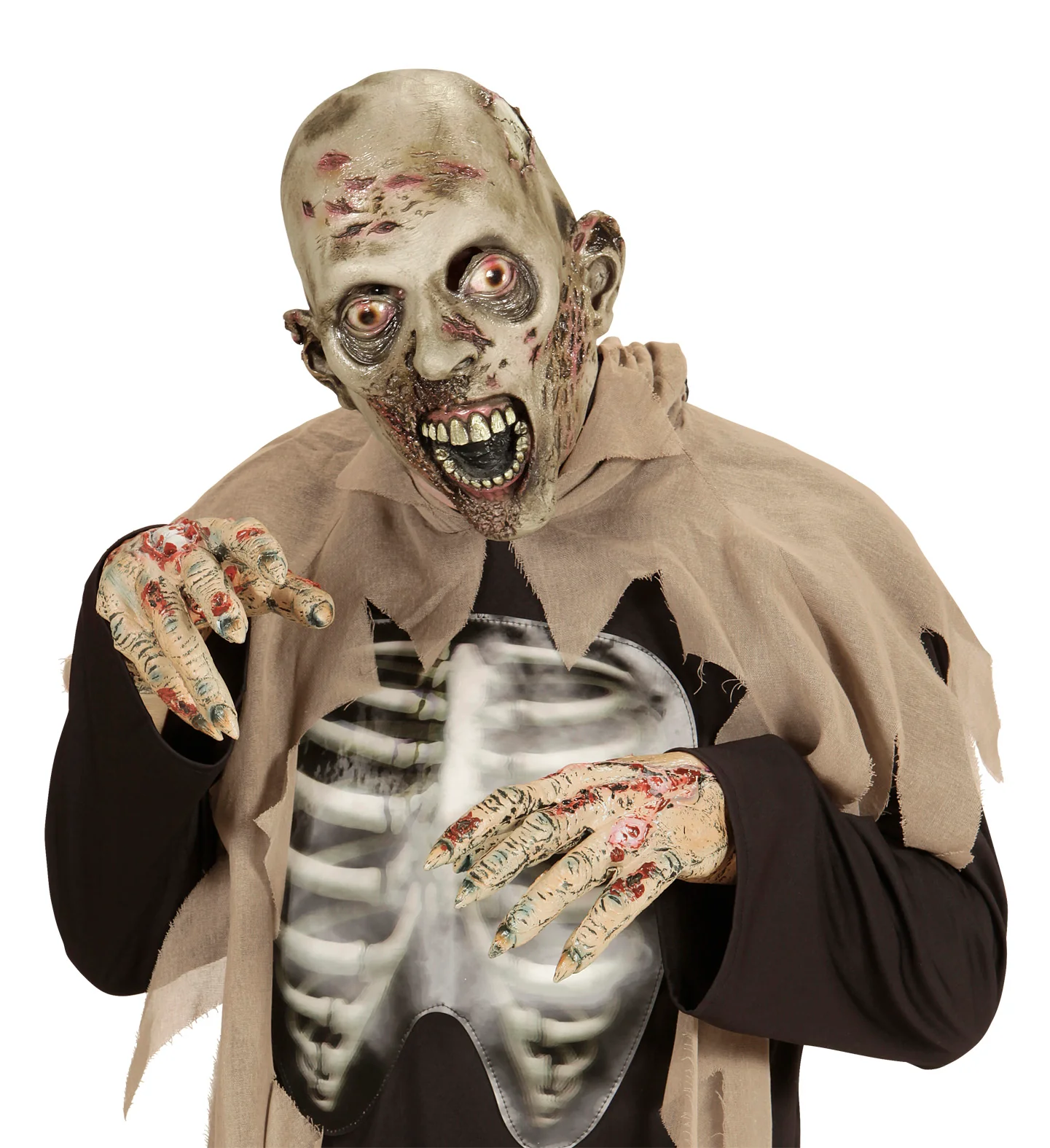 Melaatsen masker voor Halloween - Image 2