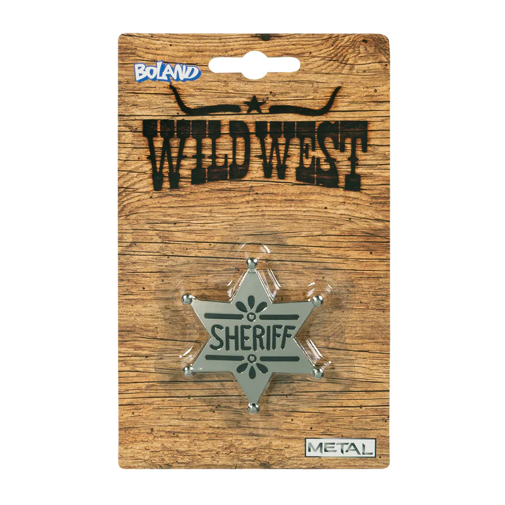 Metalen badge 'Sheriff' - Image 4