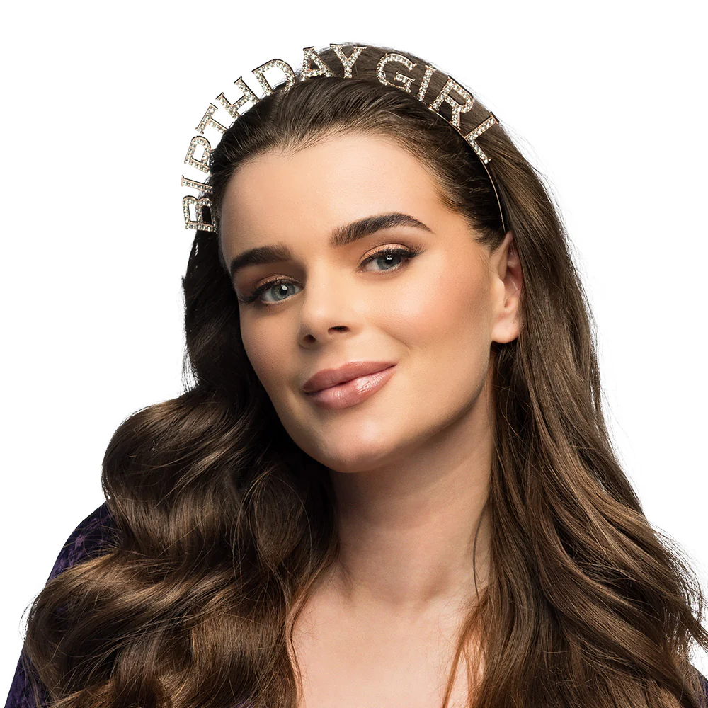 Metalen diadeem 'Birthday girl' - Image 2