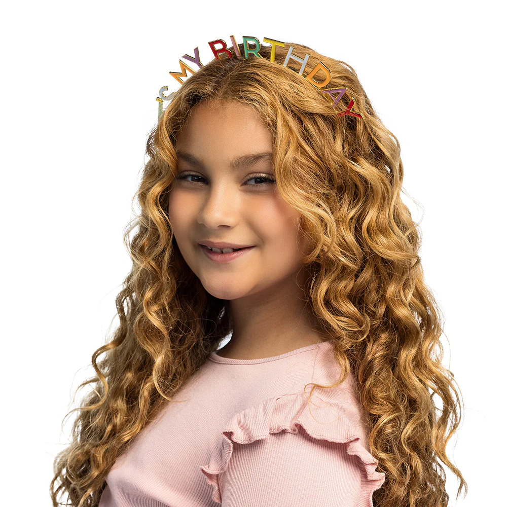 Metalen diadeem 'It's my birthday' - Image 3