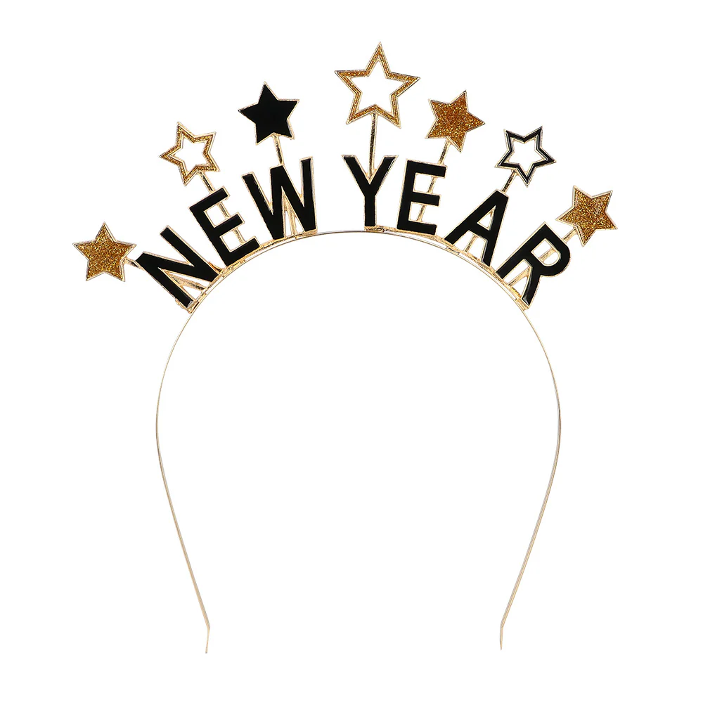 Metalen diadeem 'New year'