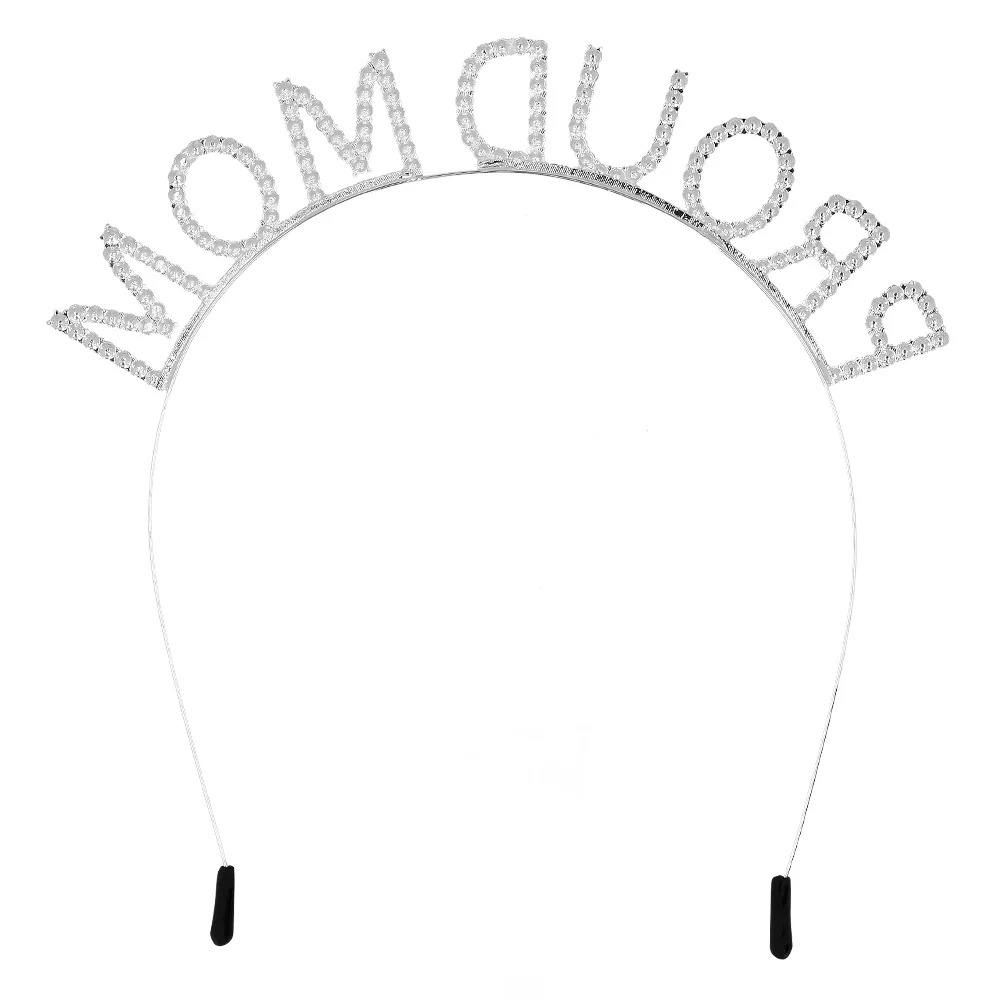 Metalen diadeem 'Proud mom' - Image 3