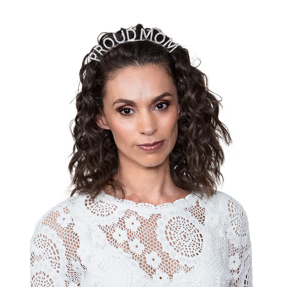 Metalen diadeem 'Proud mom' - Image 4