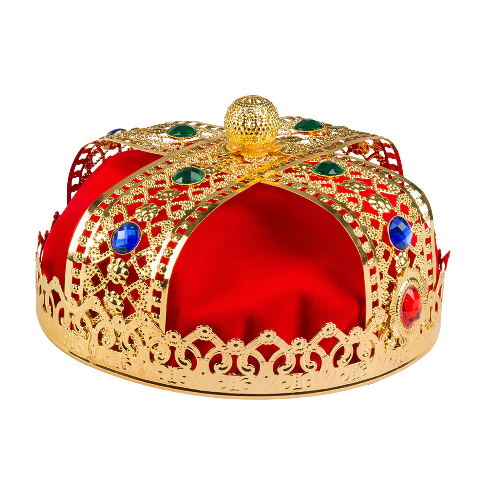 Metalen kroon Royal king de luxe koning