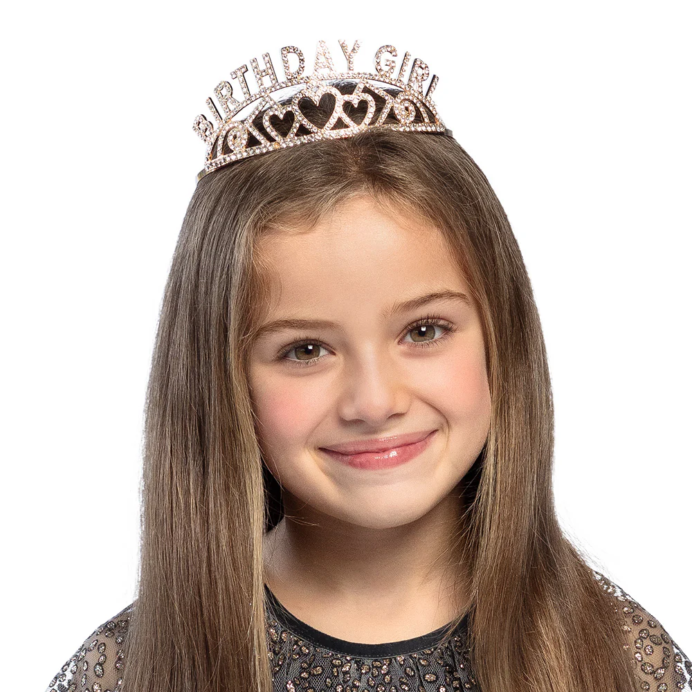 Metalen tiara 'Birthday girl' - Image 2