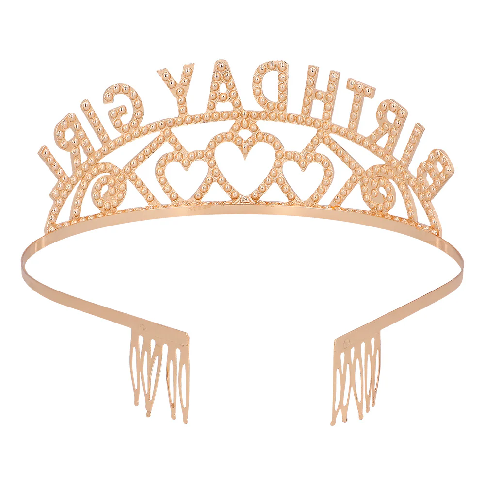 Metalen tiara 'Birthday girl' - Image 5