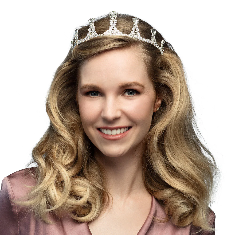 Prinsessen metalen tiara Royal Caroline - Image 2