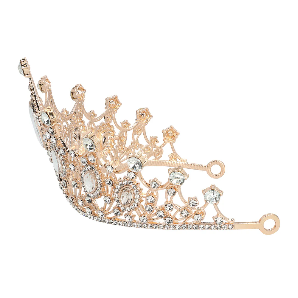 Koningin metalen tiara Royal Lady - Image 3