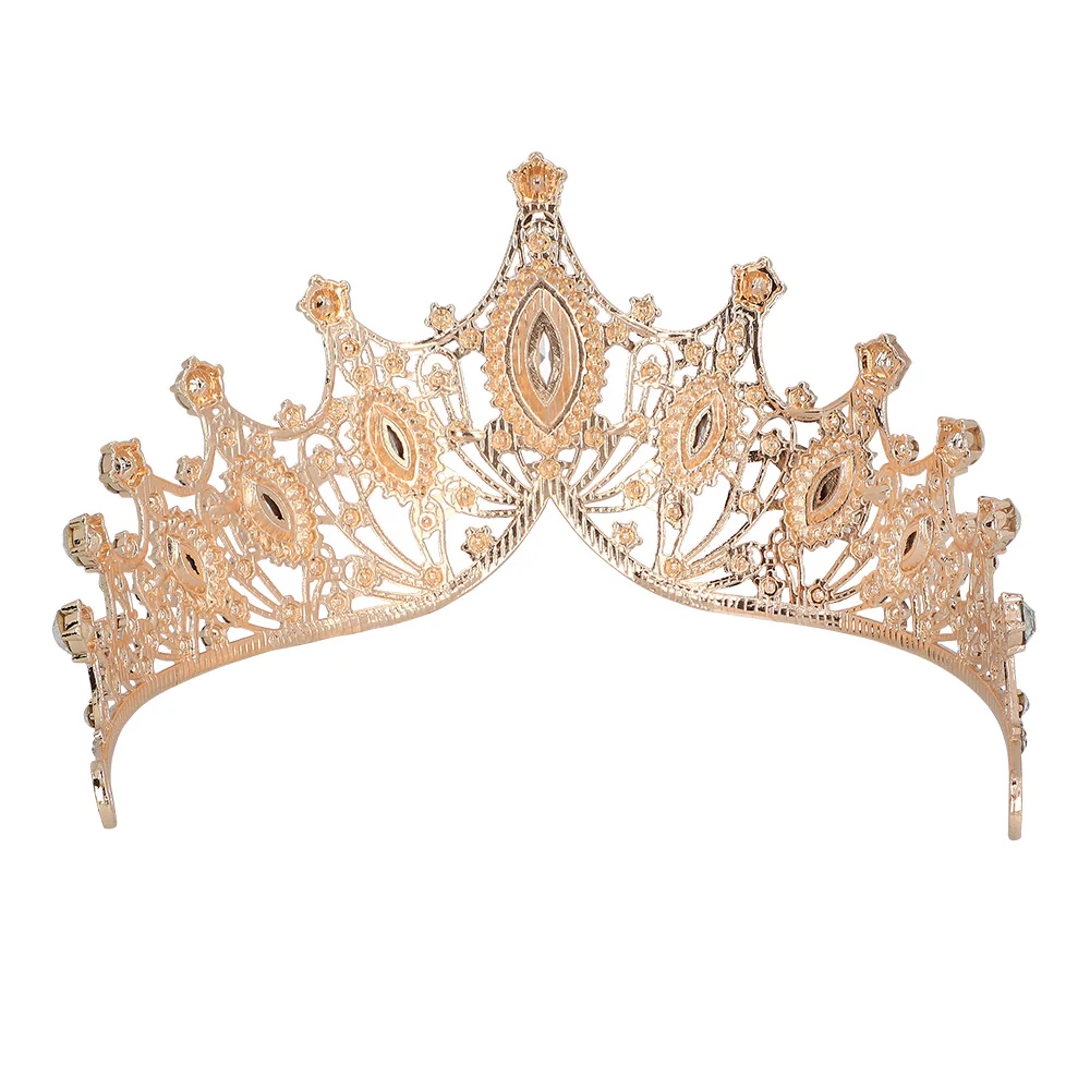 Koningin metalen tiara Royal Lady - Image 4