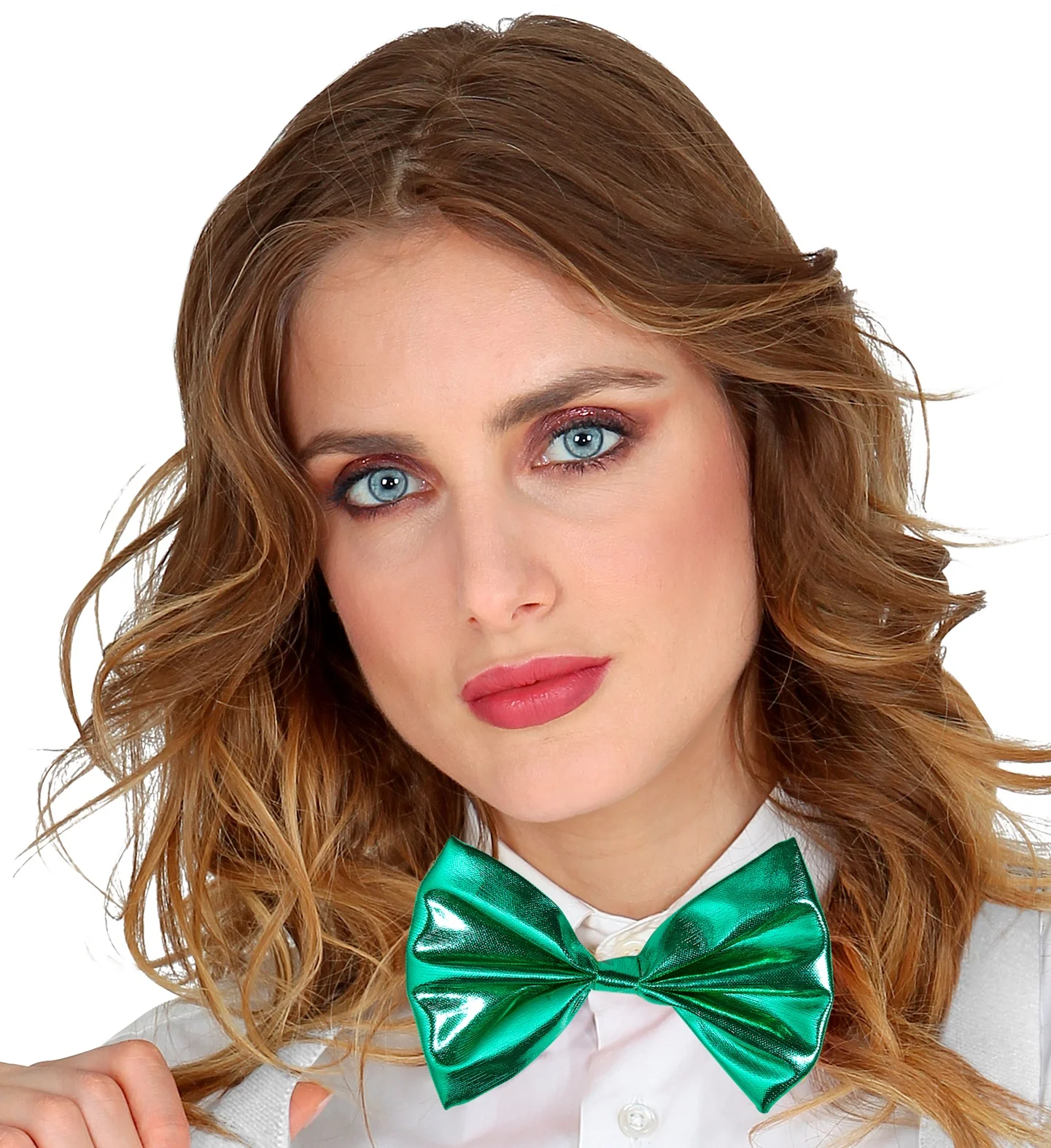 Metallic groene strikjes - Image 3