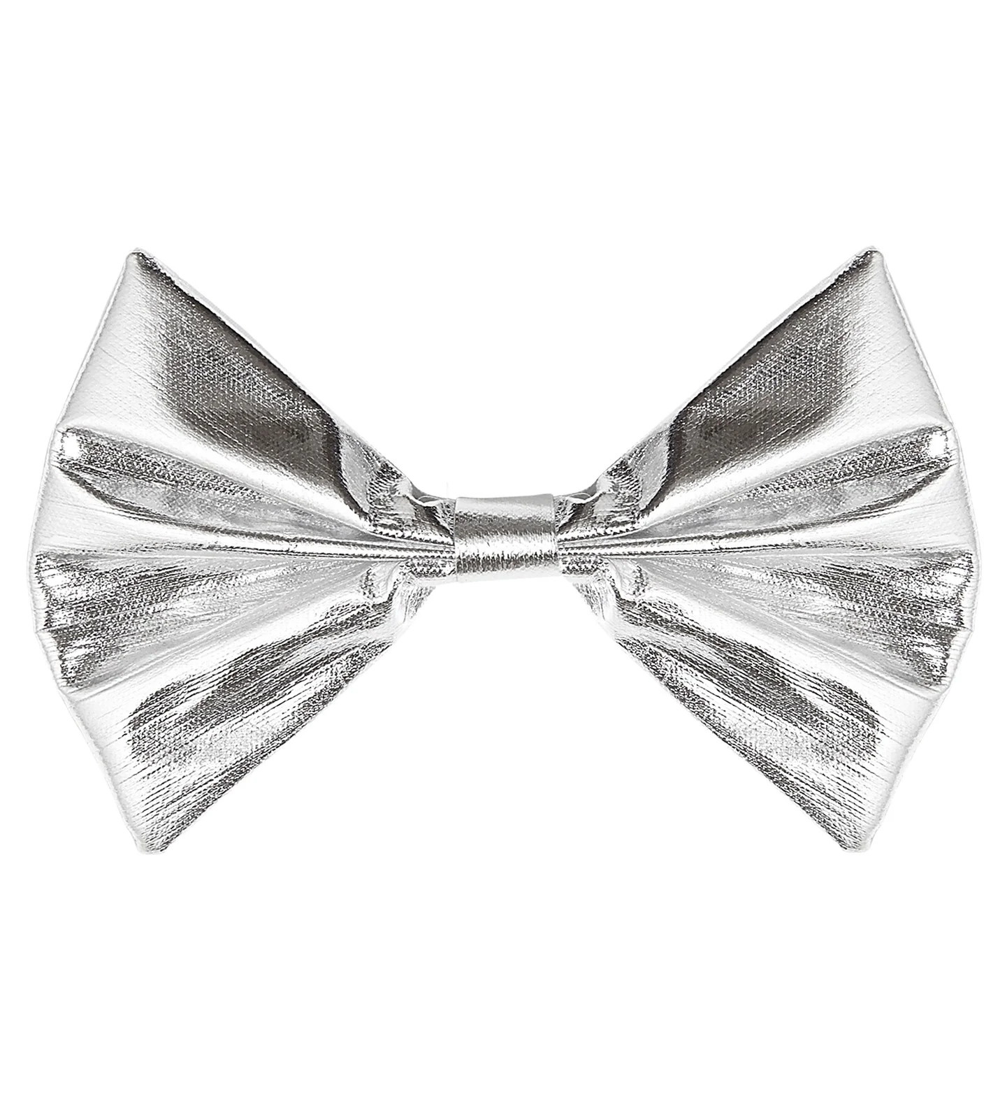 Metallic zilveren strikjes