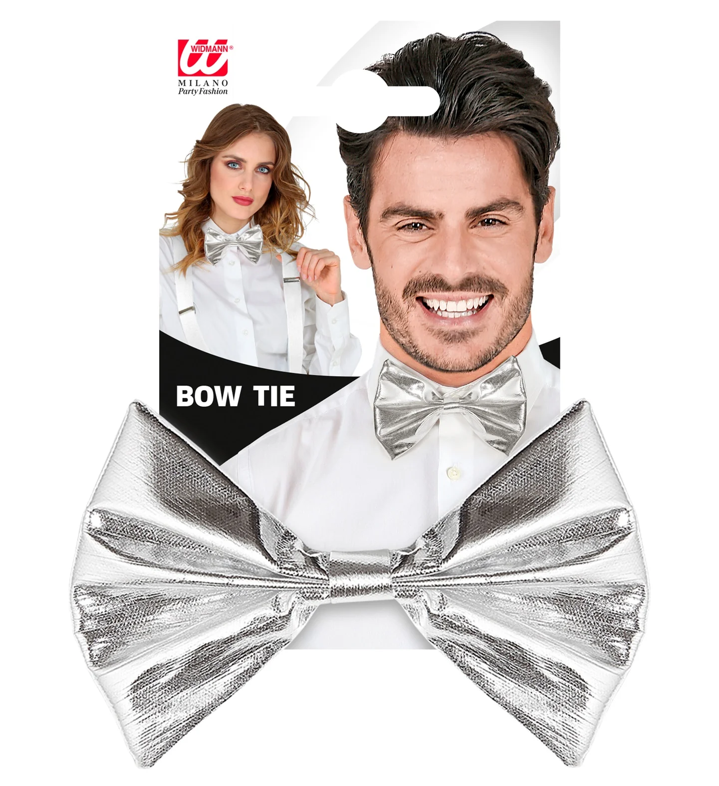 Metallic zilveren strikjes - Image 6