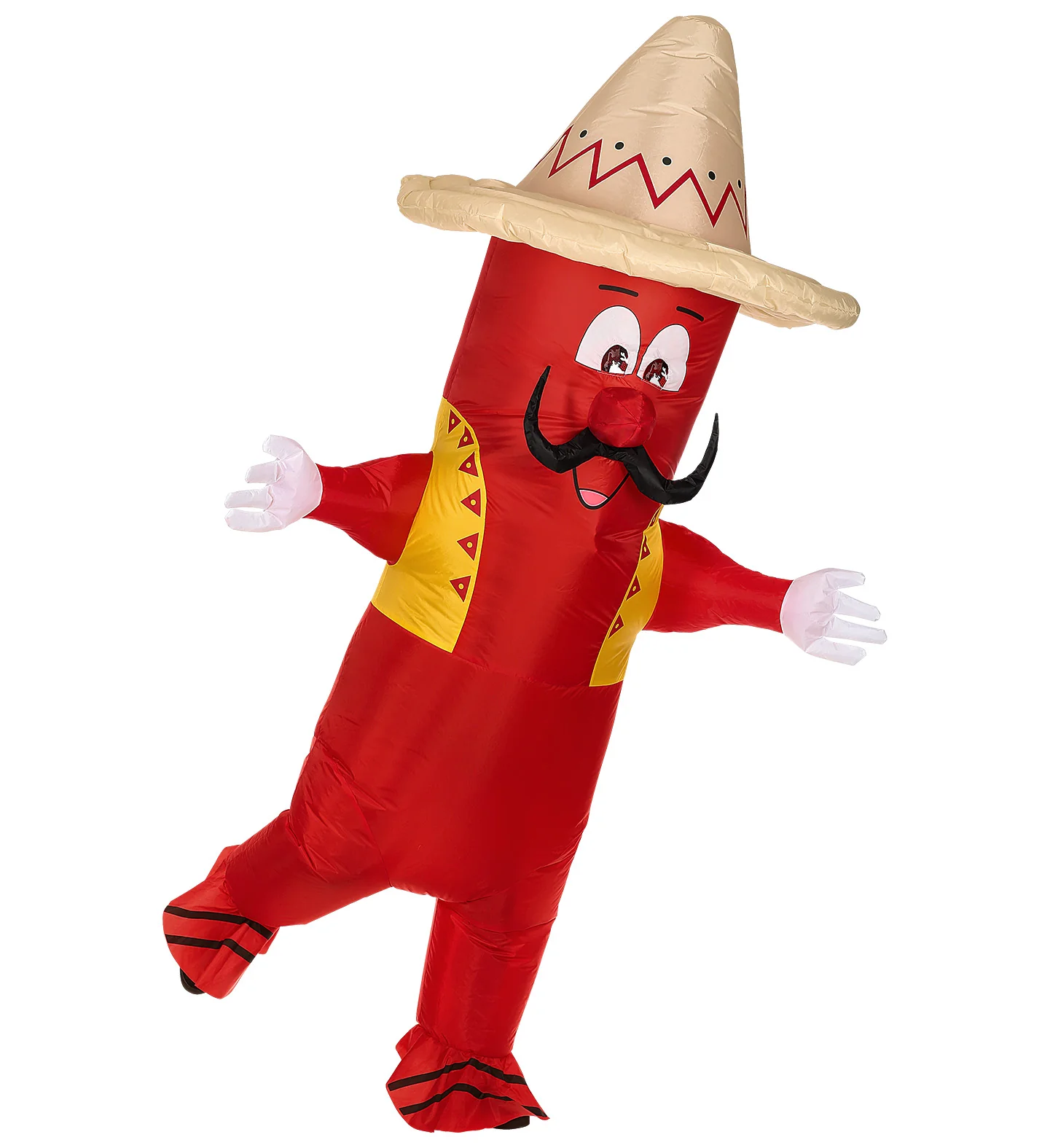 Mexicaans chili peper kostuum opblaasbaar - Image 3