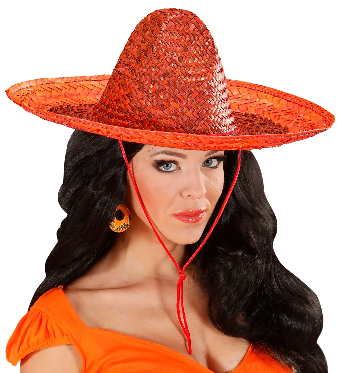 Mexicaanse sombrero oranje - Image 2