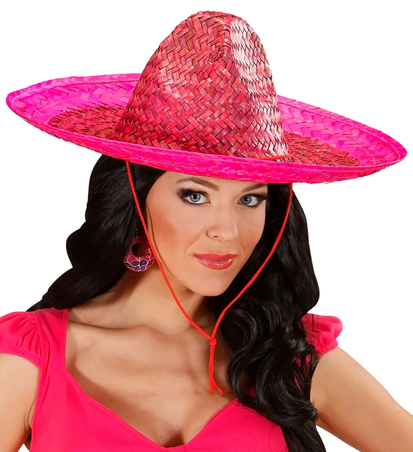 Mexicaanse sombrero roze - Image 2