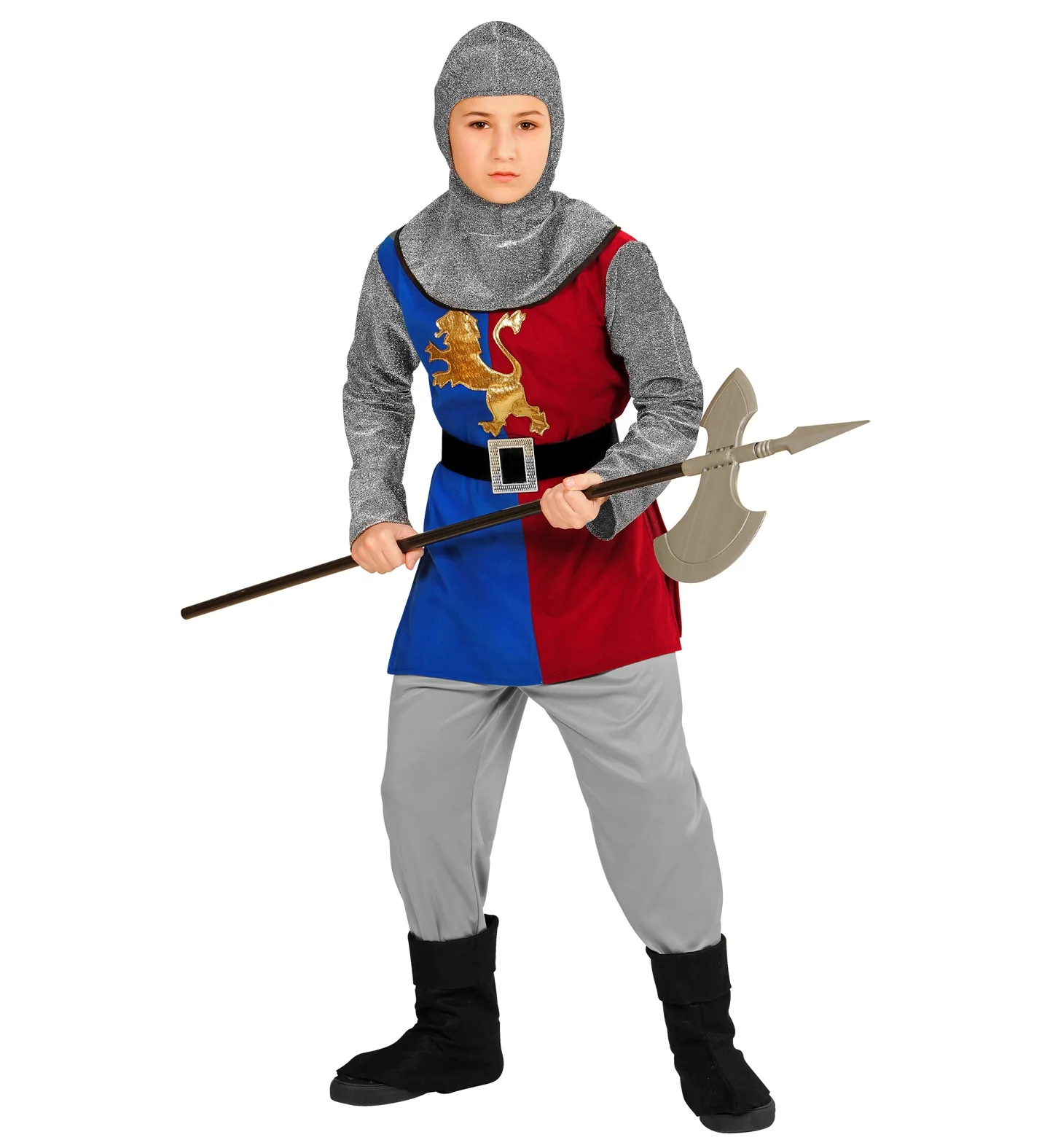 Middeleeuws ridderpak blauw - Image 2