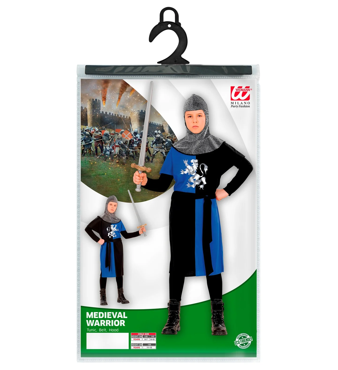 Ridder pak blauw kinderen - Image 3