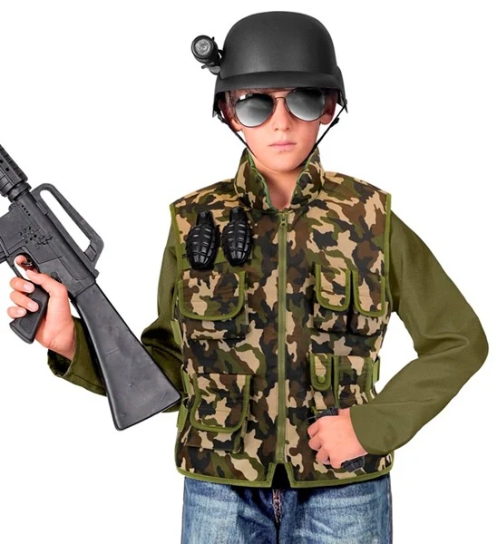 Militair camouflage vest kostuum Lynn kind - Image 2