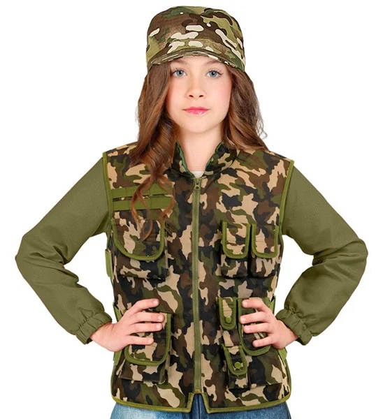 Militair camouflage vest kostuum Lynn kind - Image 3