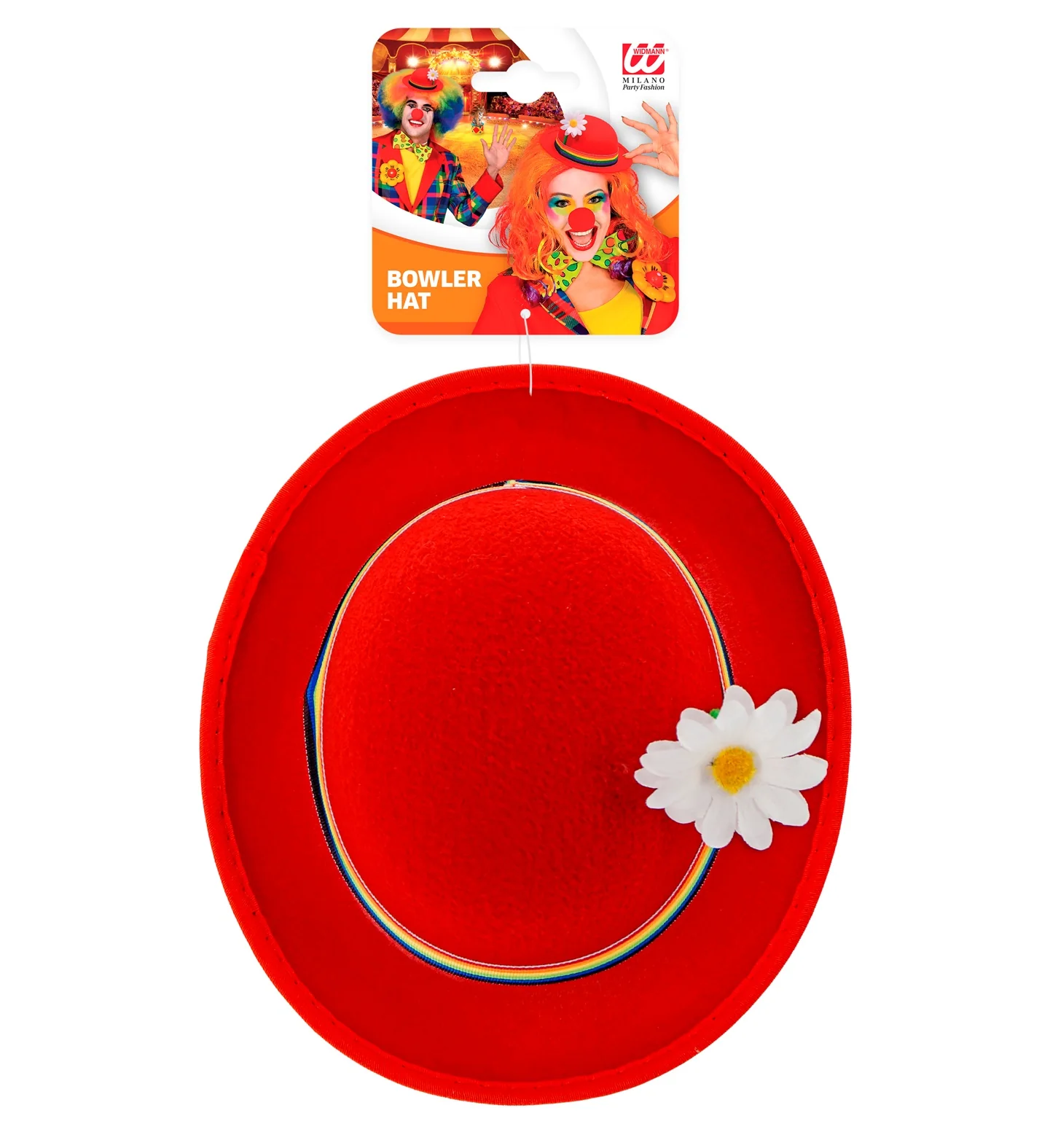Rode bolhoed voor clown - Image 6