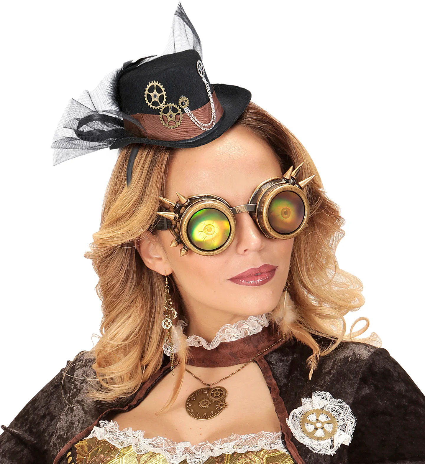 Mini hoedje steampunk dames - Image 2
