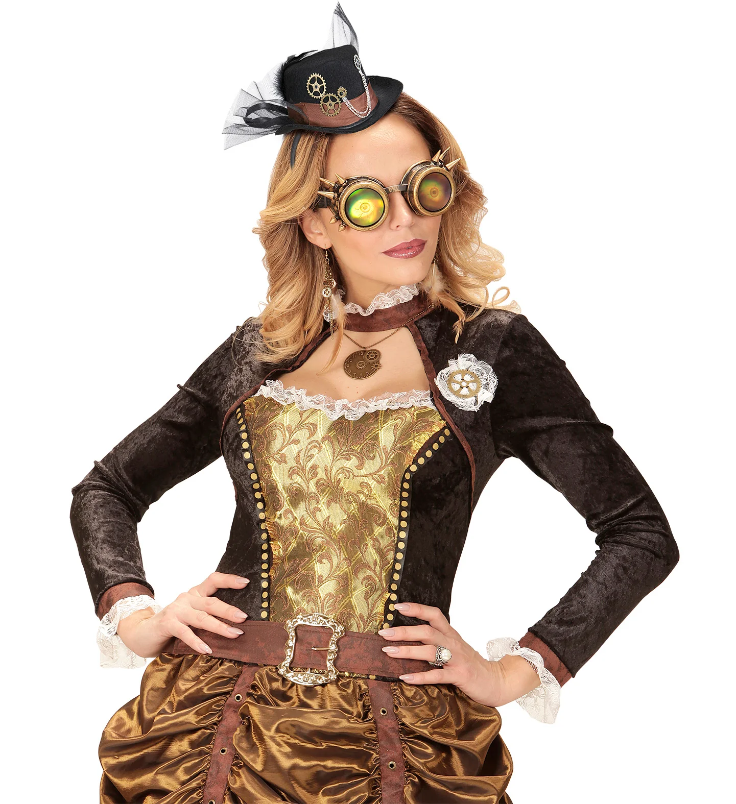 Mini hoedje steampunk dames - Image 3