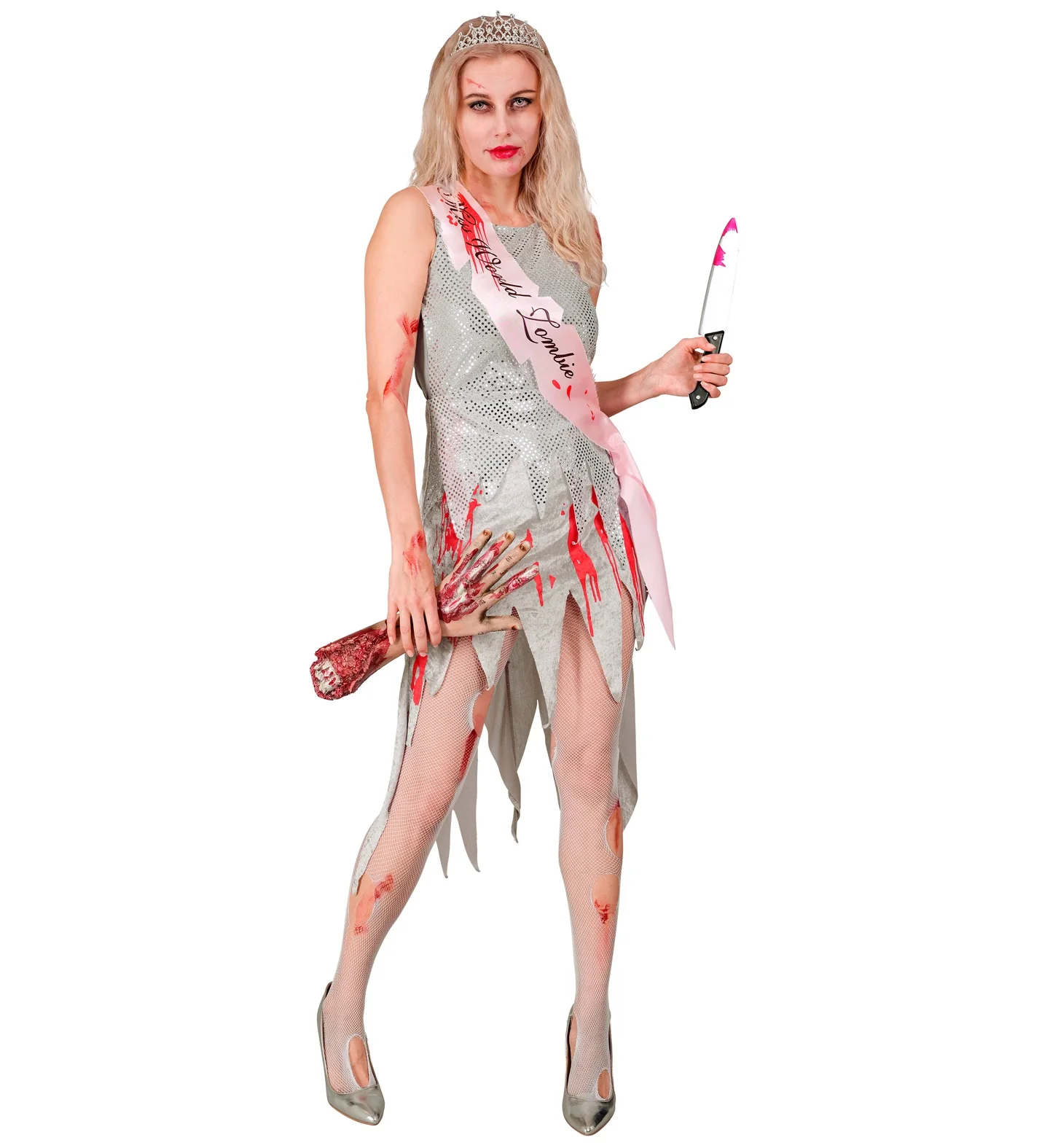 Miss World zombie jurk voor Halloween