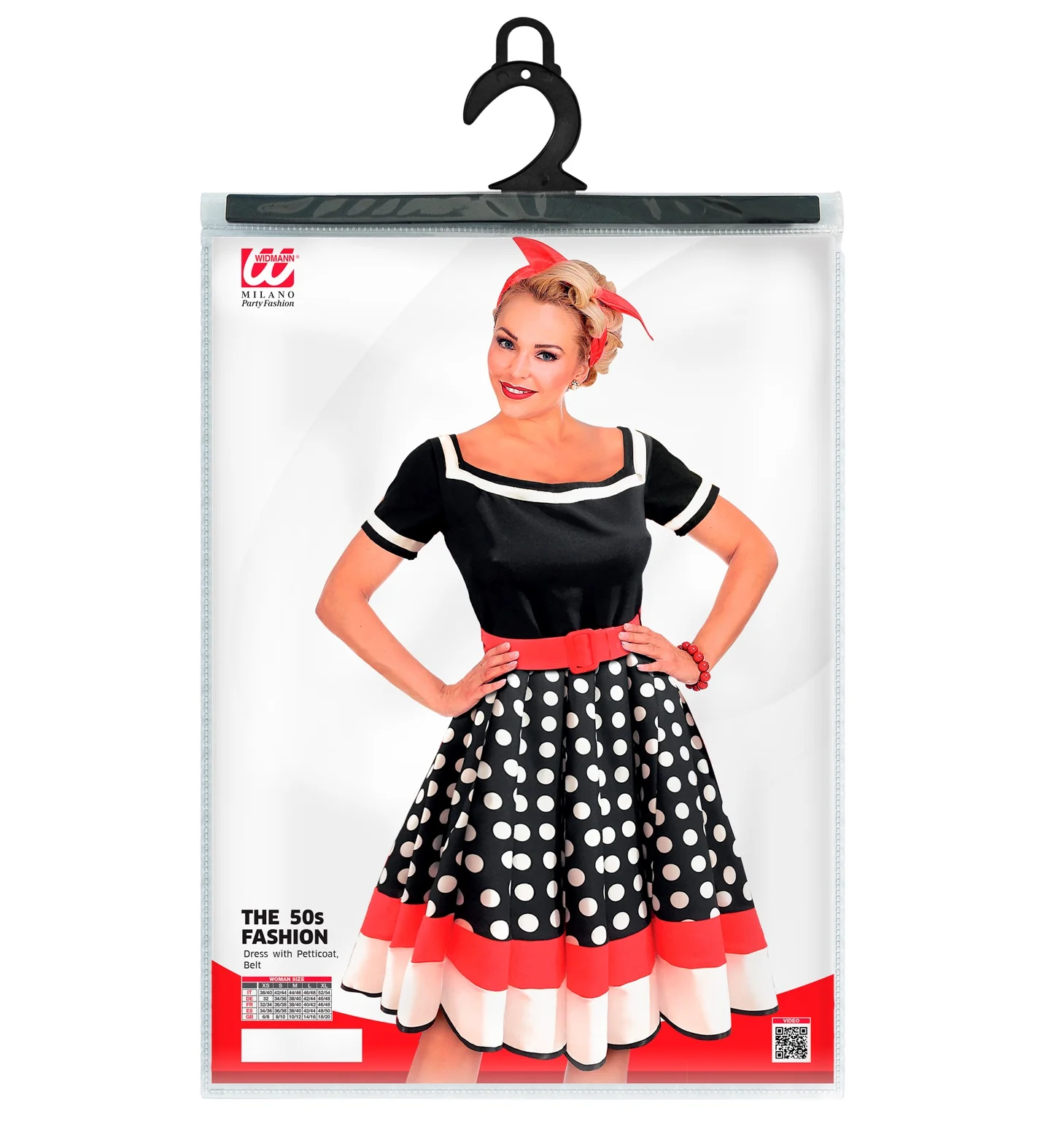 Jaren 50 jurk Dolly blauw - Image 5