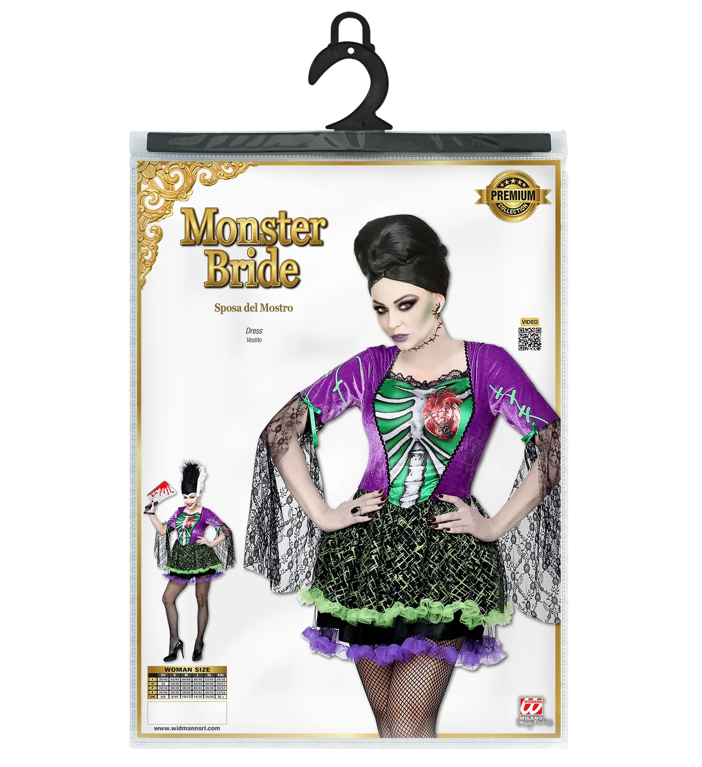 Monster bruidje Lizzy dames - Image 5