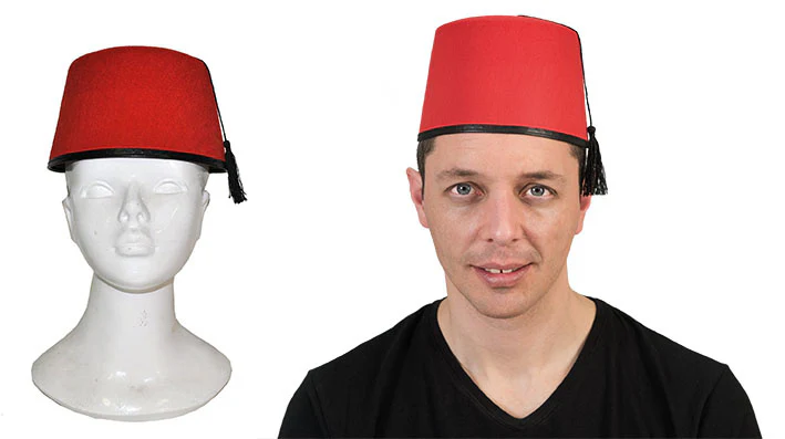 Fez hoed Amin met zwarte kwast - Image 3
