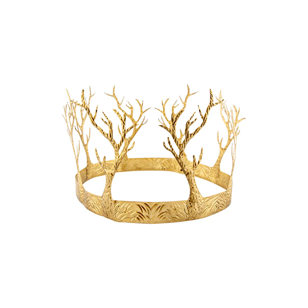 Nep gouden kroon met boompjes - Image 2