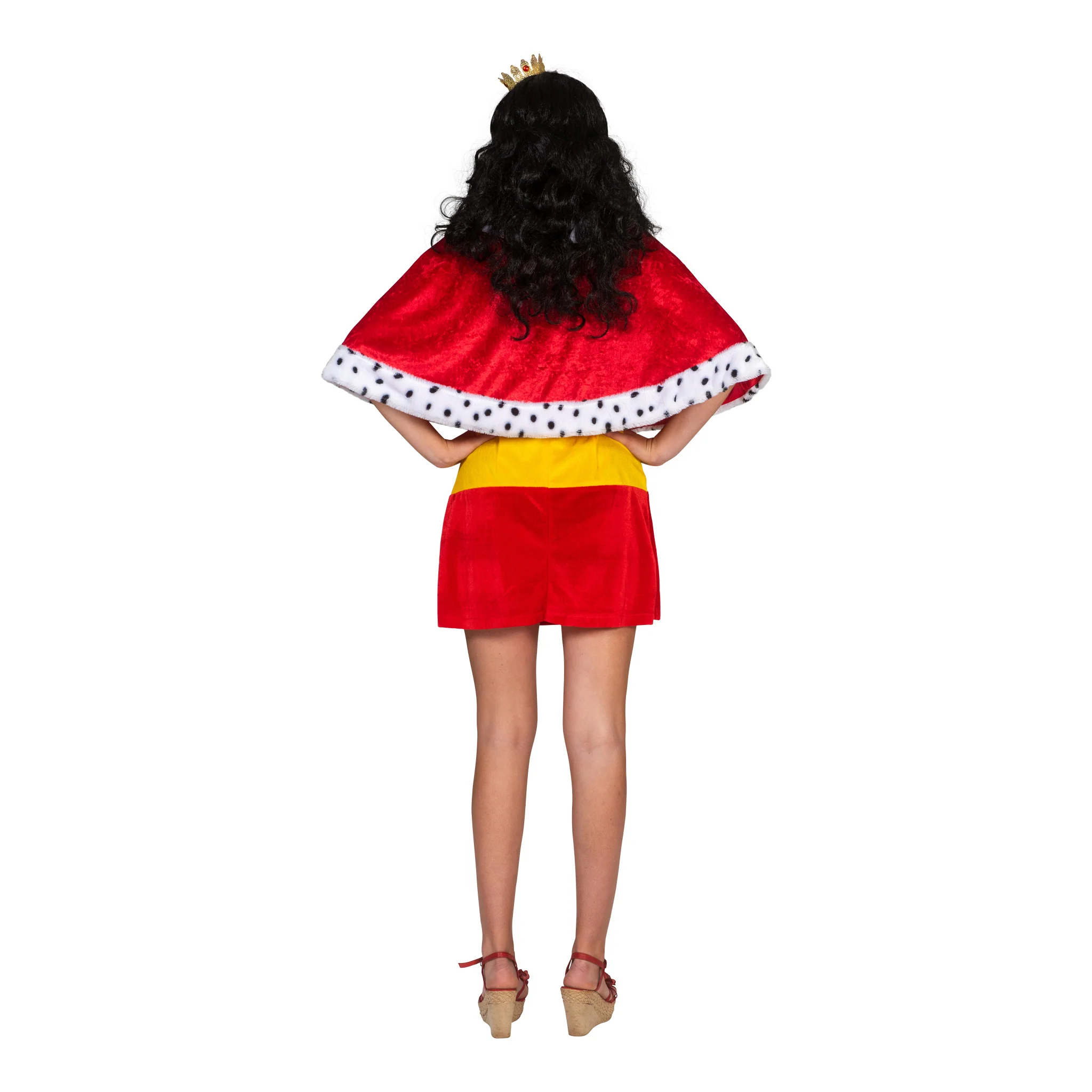Koninginnen cape rood kort model - Image 3