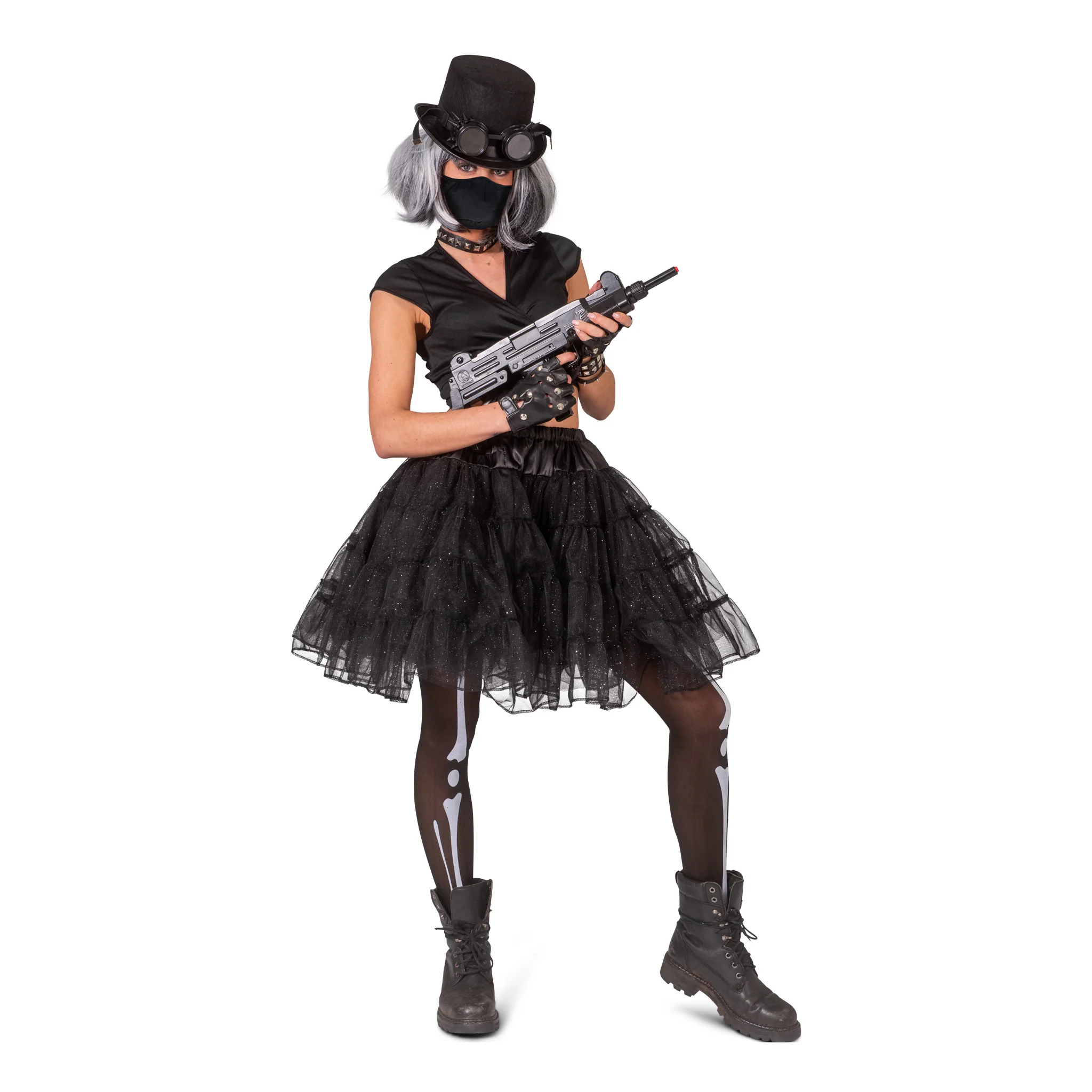 Zwarte petticoat Noor - Image 3