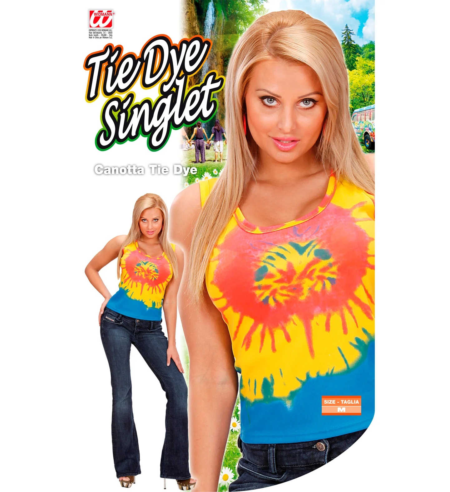 Mouwloos Tye Dye shirt - Image 2
