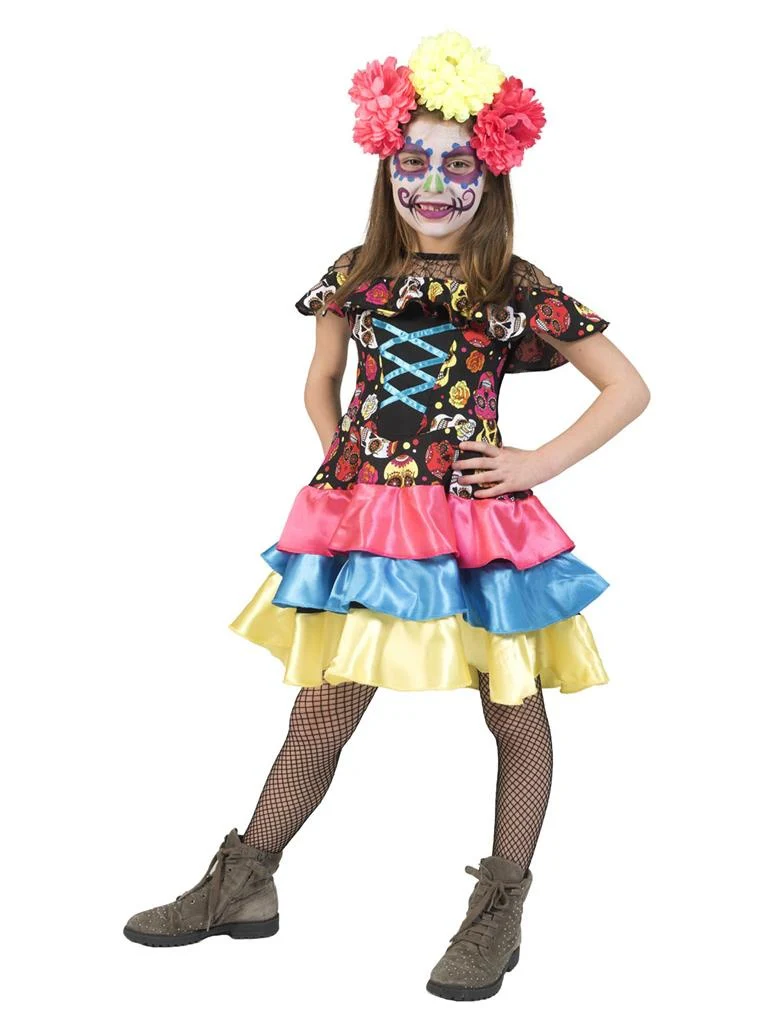 Day of the dead pakje Muerto Mira meisje
