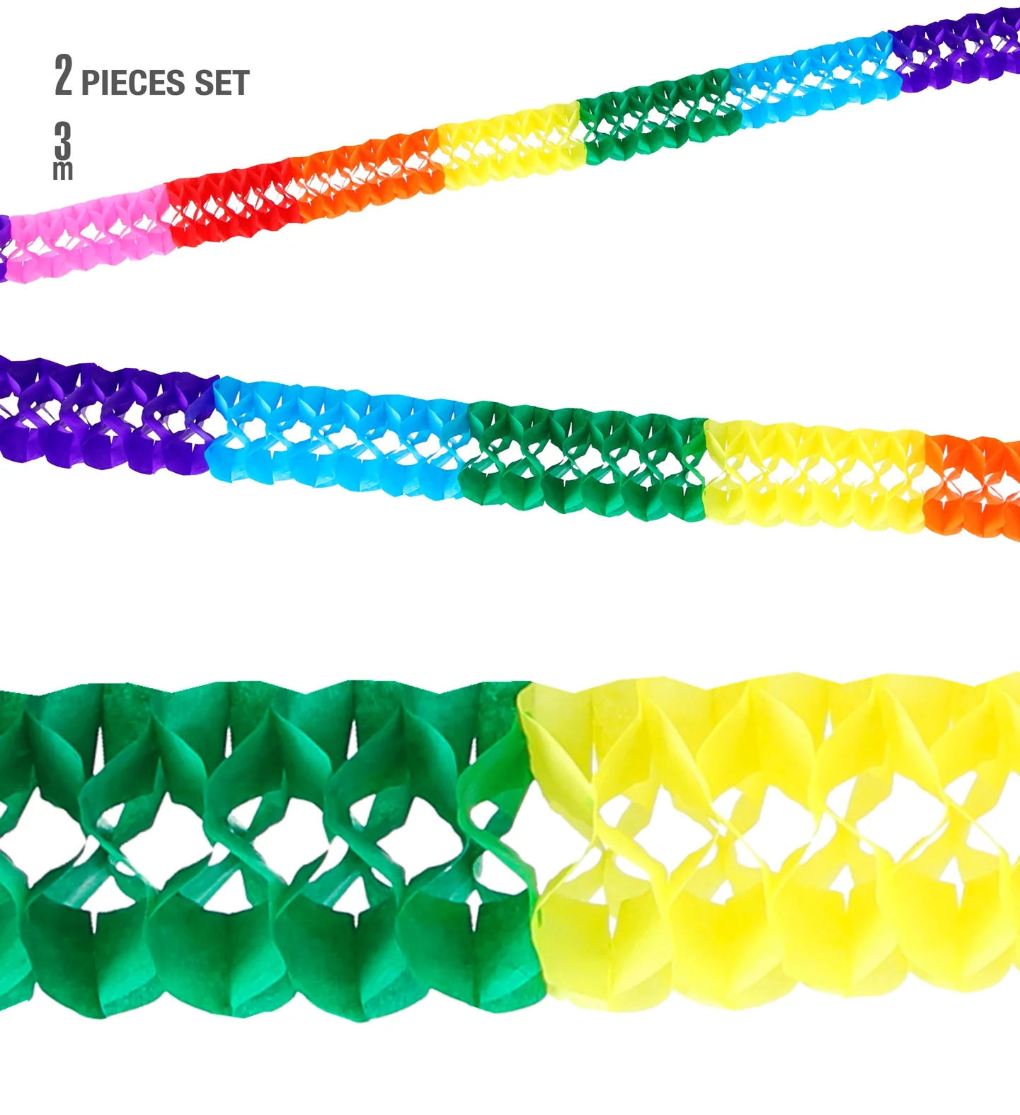 Multi color feestslingers - Image 3