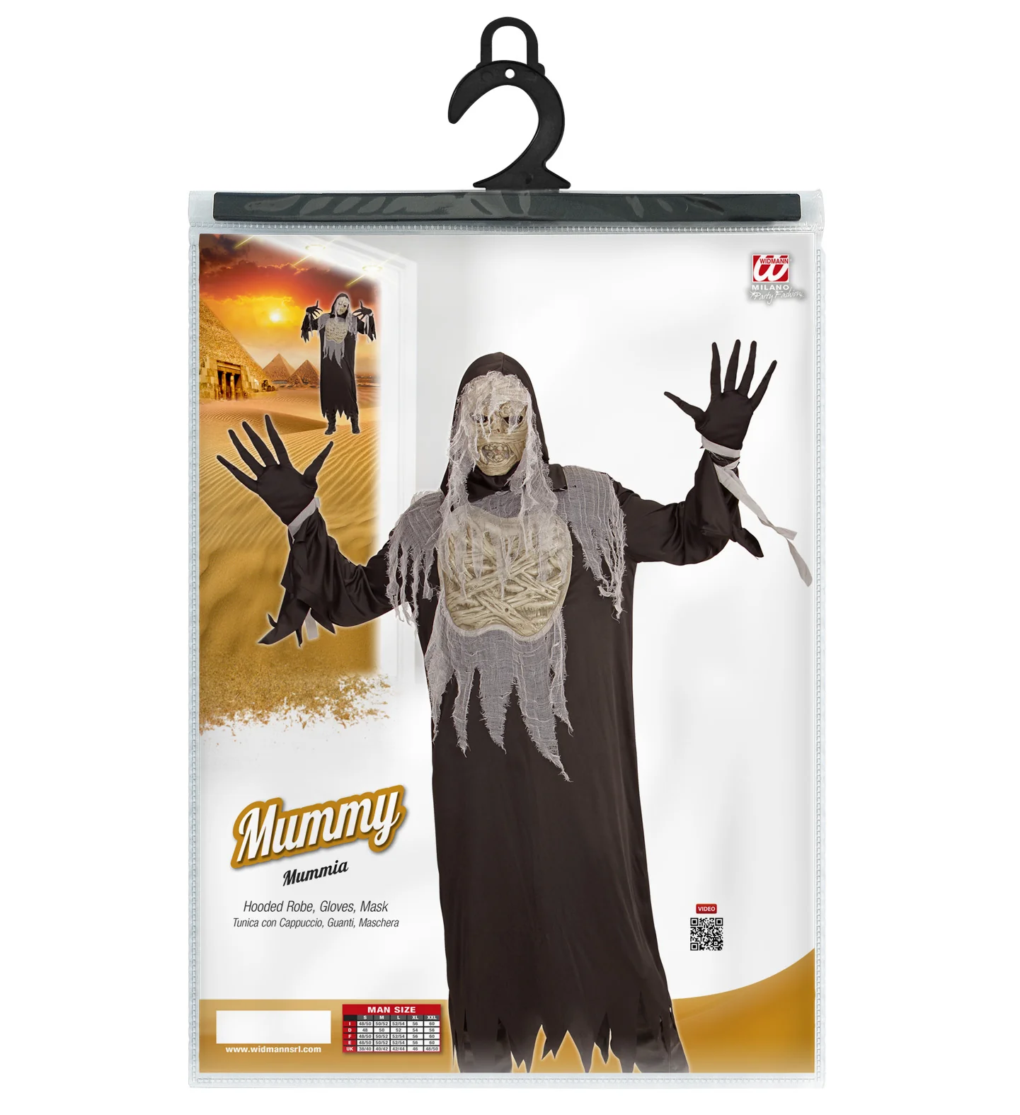 Mummy pak zwart heren - Image 4