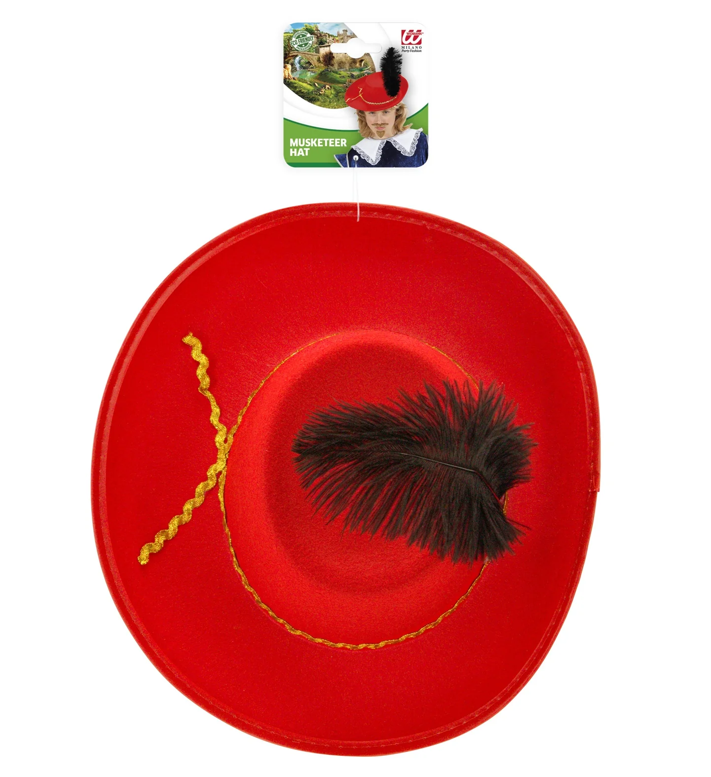 Rode musketier hoed kind - Image 3