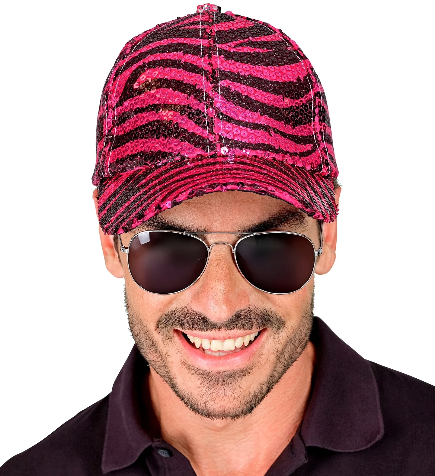 Pet pailletten roze tijger - Image 2