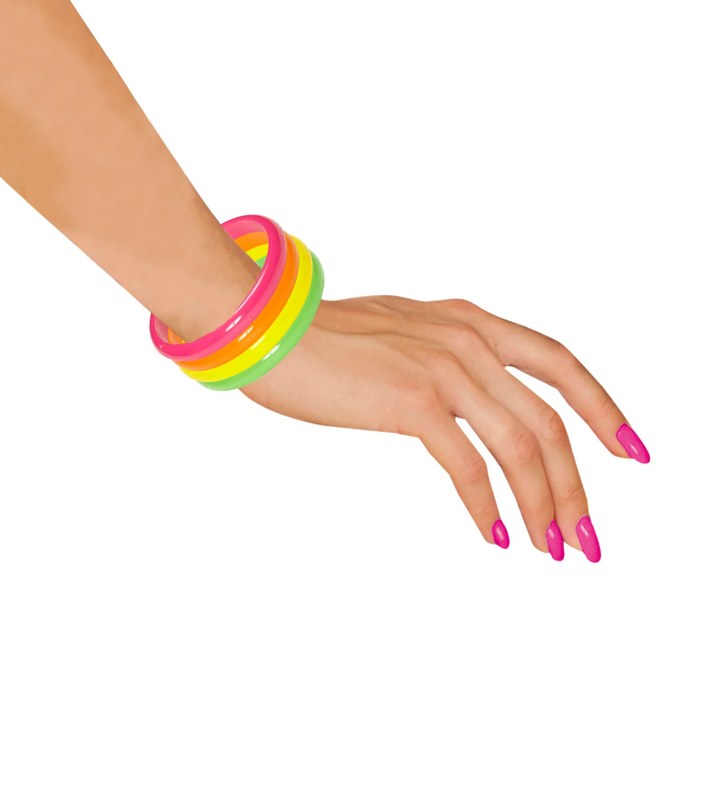 Neon armbanden set disco - Image 2