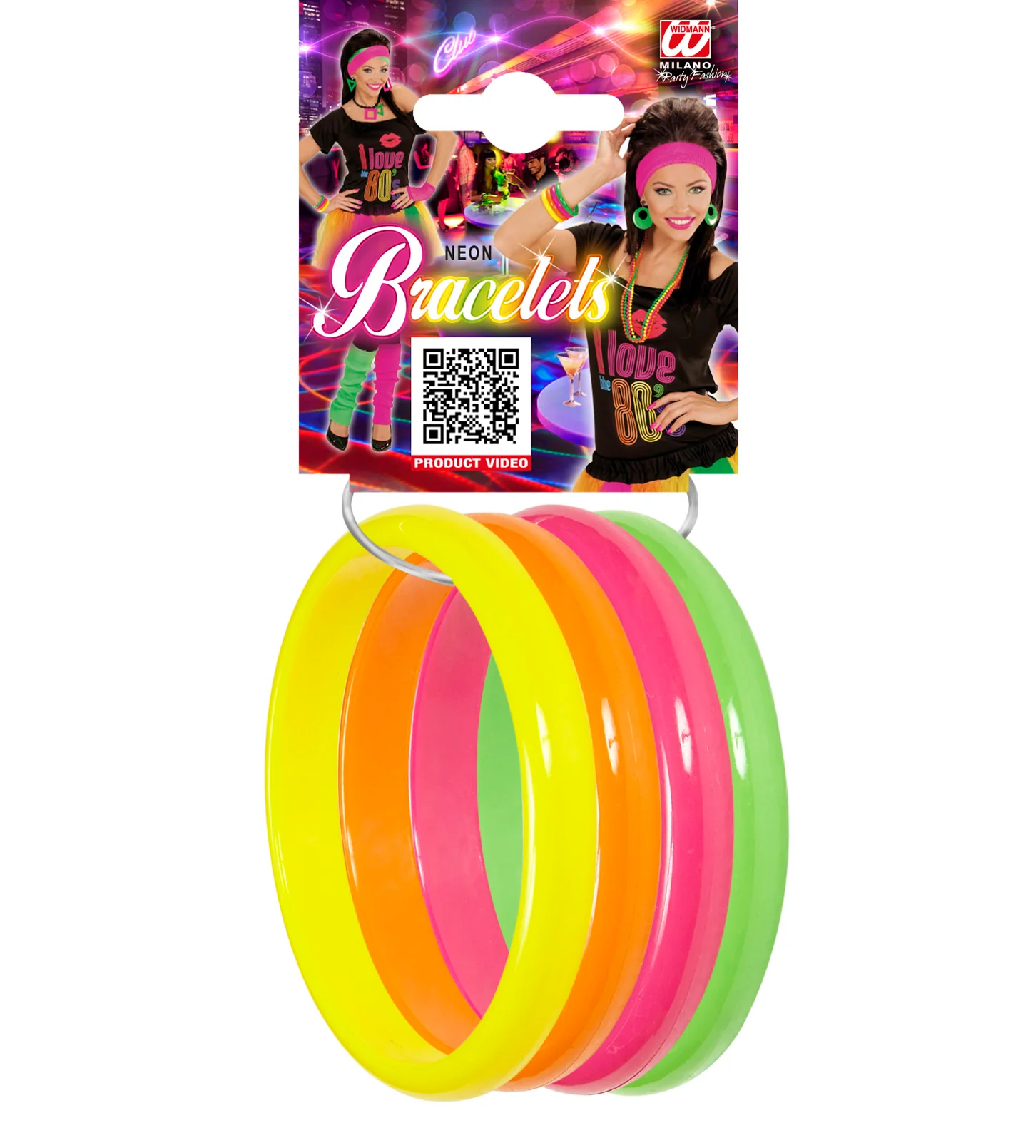 Neon armbanden set disco - Image 4