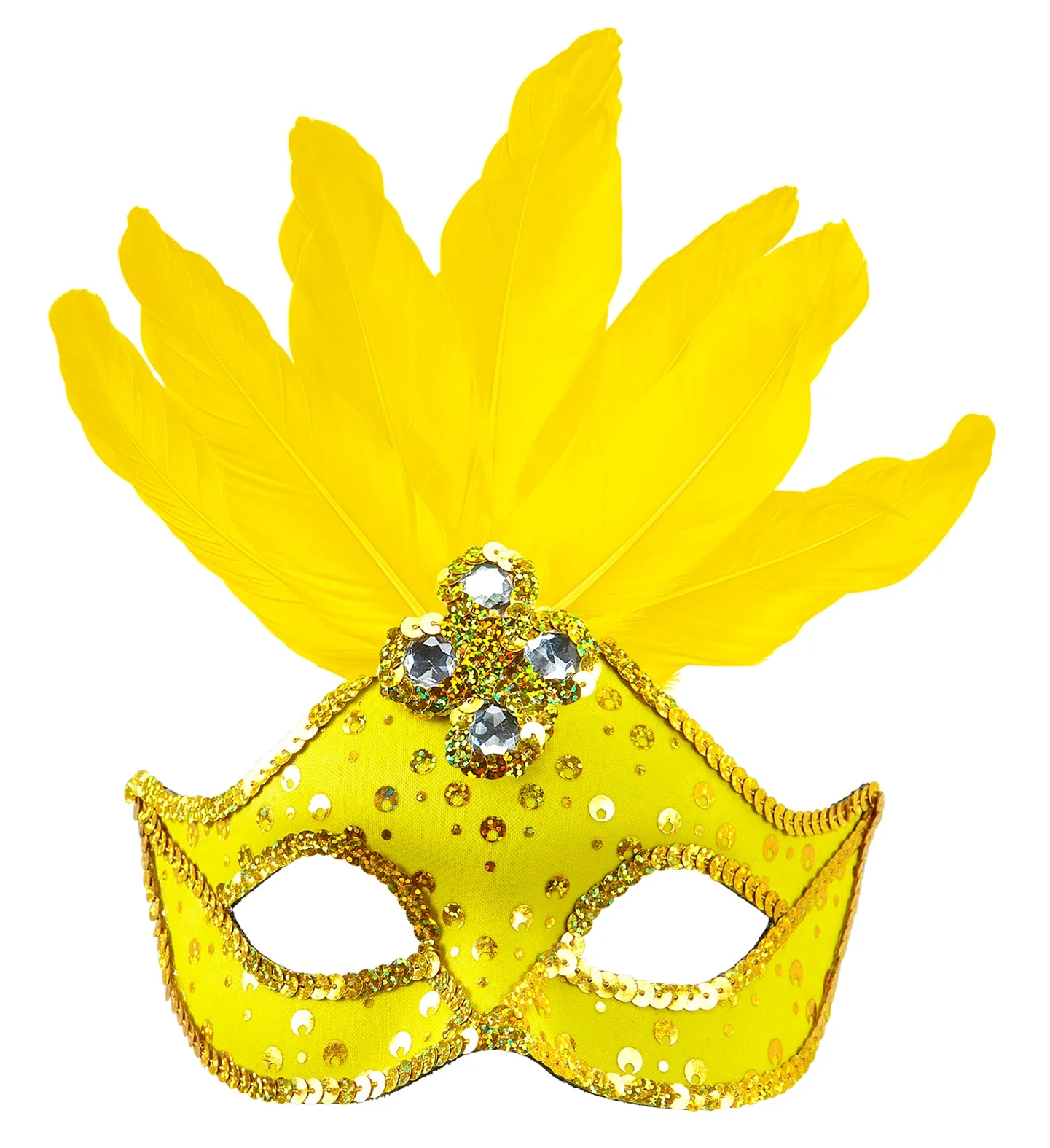 Neon gele Braziliaanse maskers - Image 3